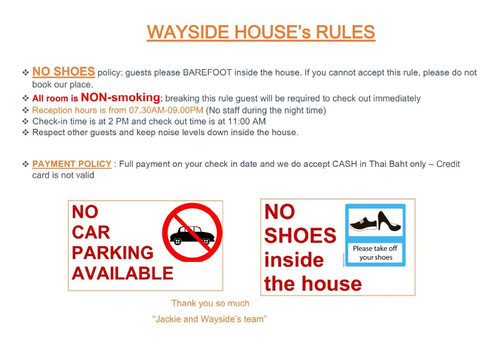 Wayside Guesthouse Чиангмай Экстерьер фото